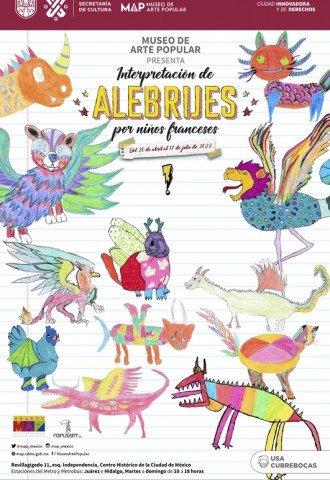 Interpretación de Alebrijes por niños franceses